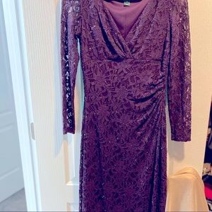 Lauren Ralph Lauren Maxi evening dress long sleeve Ballgown